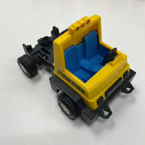 Vintage Fisher-Price #991 Circus Train & Truck Lot Plastic Toys 1970s