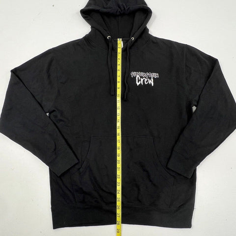 Silverstein Men's Black Crew Graphic Pullover Band Merch Hoodie Sz L