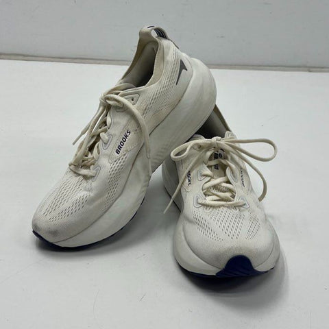 Brooks Glycerin 19 White Navy Blue Running Shoes Men's Size 9