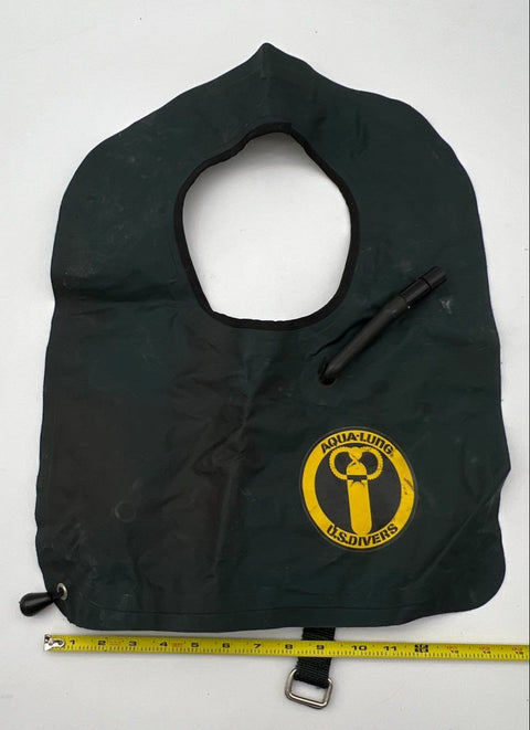 Vintage Aqua-Lung U.S. Divers Horse Collar Scuba Buoyancy Vest Display Only