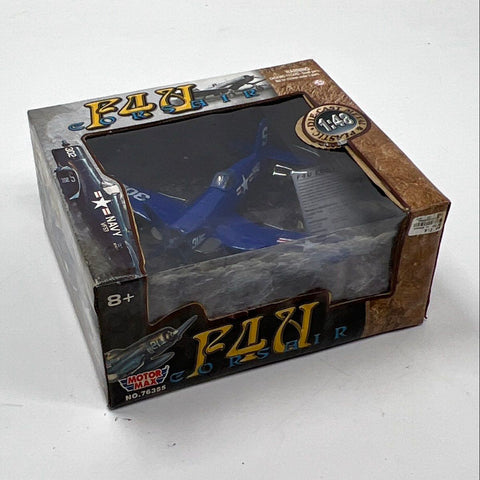 Motor Max F4U Corsair US Navy Blue 1:48 Scale Die-Cast Model Airplane New