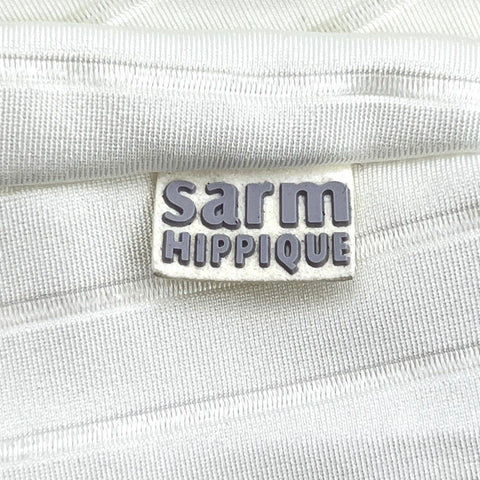 Sarm Hippique Women's White Aleria Short Sleeve Equestrian Show Shirt Sz S NWT