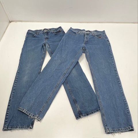 Vintage 90s Harley Davidson Genuine MotorClothes Denim Jeans Lot of 2 Sz 32
