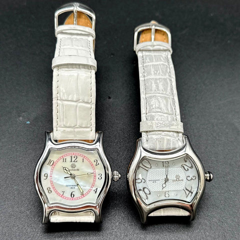 Lot of 2 Pastorelli Ladies Watches Mother of Pearl Dial Swiss Parts Movement