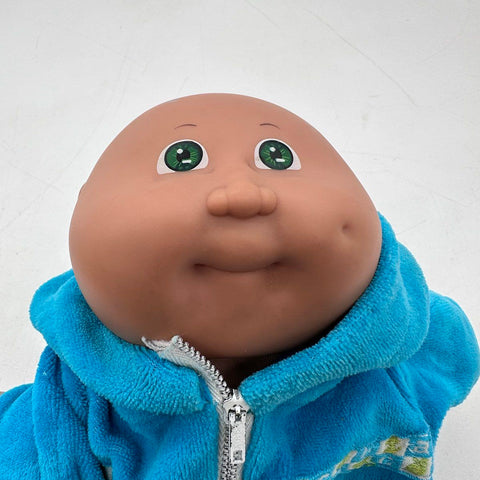 Vintage Cabbage Patch Kids Doll Coleco 1982 Xavier Roberts Blue Suit Carrier