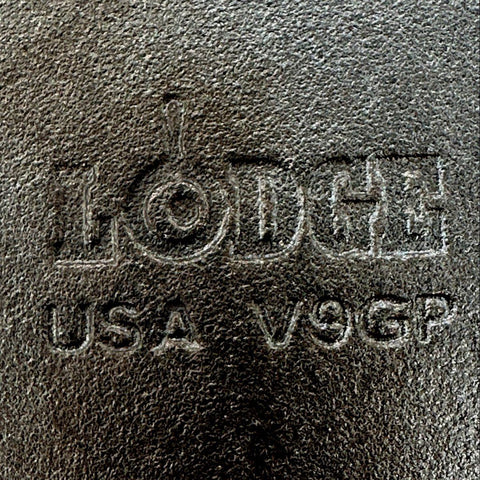 Lodge 9 Inch Cast Iron Skillet and Grill Pan 2 Piece Lot Made in USA