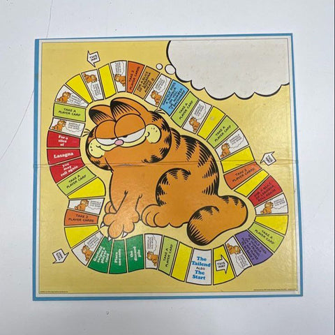 Vintage 1978 Garfield Board Game Parker Brothers Featuring America's Comic Cat