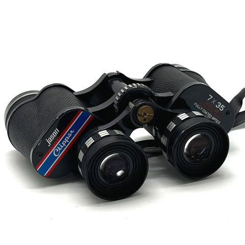 Jason Clipper 7x35 Binoculars Model 188 Extra Wide Angle Fully Coated Optics