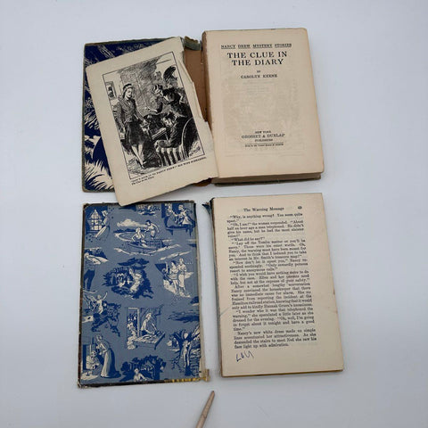 Nancy Drew Mystery Stories Lot 11 Books Grosset & Dunlap Vintage Hardcovers