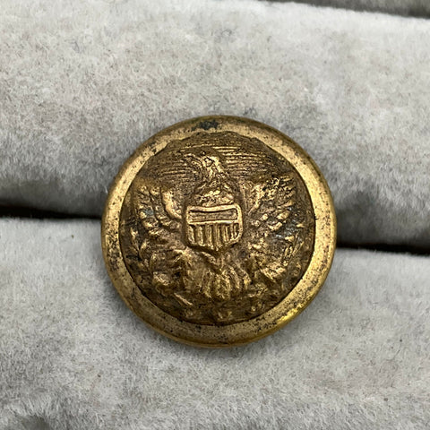 Antique US Military Buttons Lot 2 US Eagle Great Seal Scovill Waterbury