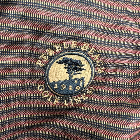 Carnoustie Pebble Beach Golf Links Mercerized Cotton Polo NWT Sz L