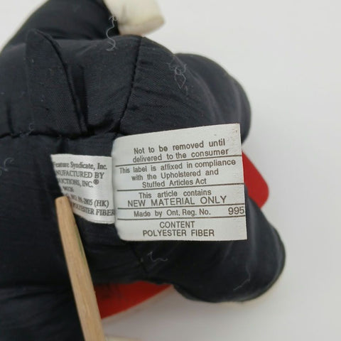 Peanuts Snoopy Plush Lot Whitman's Sampler Valentine's Day Tuxedo Devil Vintage
