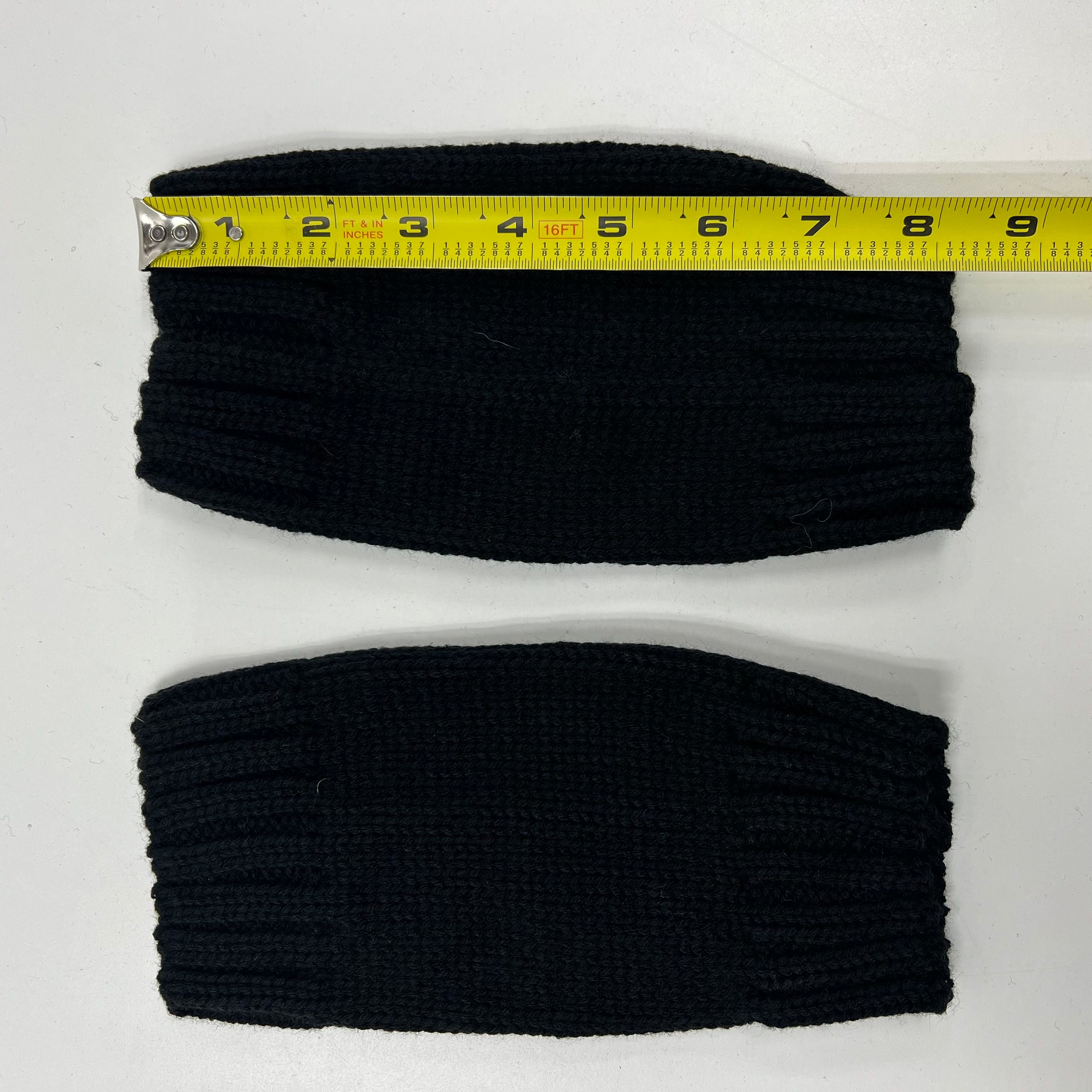 Lot of 22 Unbranded Black Arm Leg Warmers Size OS 8"