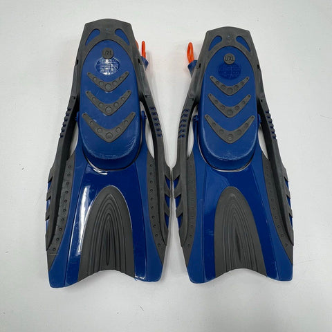 U.S. Divers Snorkel & Fins Set Adult L/XL Women's 9-13 w/ Mesh Carry Bag