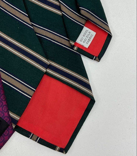 Lot of 10 Vintage Neck Ties The Beatles Oscar de la Renta Calvin Klein Silk