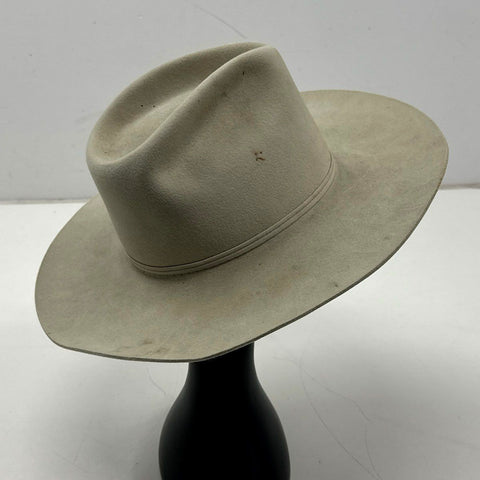 New Breed Men's Beige XXX Fur Felt Cowboy Hat Western Made in USA Size 7 1/4