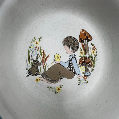 Vintage Denby Dream Weavers England 3-Piece Child's Dish Set Plate Bowl Mug