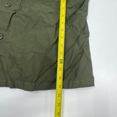 Vintage Creighton Inc Olive Green Padded Shooting Field Jacket Coat Men's L