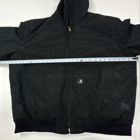 Carhartt J133 BLK Extremes Arctic Active Jacket Hooded Black Sz 2XL Tall