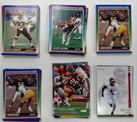 Football & Baseball Card Lot 1980s-2025 Panini Score Approx 300 See Photos