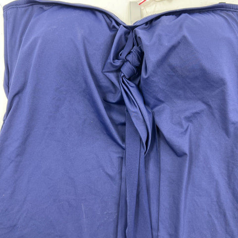 Tommy Bahama Women's Pearl Sarong Wrap Bandini Navy Swim Top NWT Sz XS