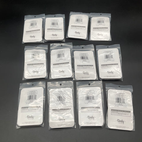 Tandy Leather Antique Nickel 2" Heel Bar Roller 2-Prong Belt Buckles Lot of 12