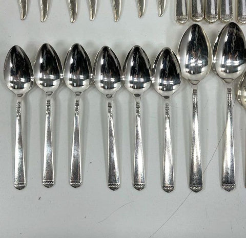 Community Morning Star & Rogers Remembrance Silver Plate 74pc Lot