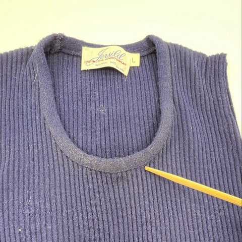 Vintage 70s 80s Lot of 3 Jersild Sweater Vest Cardigan Ribbed Knit Sz M L