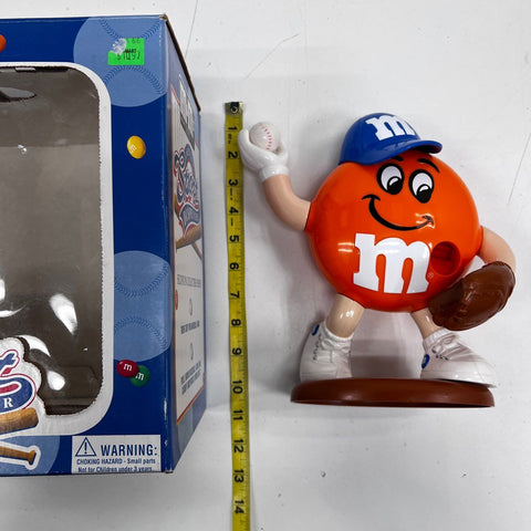 M&M's Limited Edition Sport Dispenser Baseball Orange Character Series 2 IOB