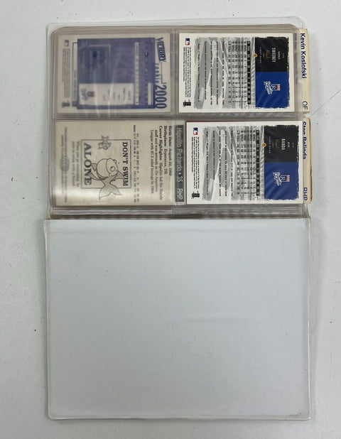 1994 Donruss KC Royals Kansas City Star Card Booklet Lot Jose Rosado Auto