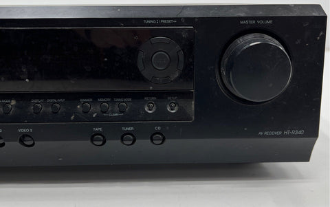 Onkyo HT-R340 5.1 Channel AV Home Theater Receiver Head Unit - Powers On