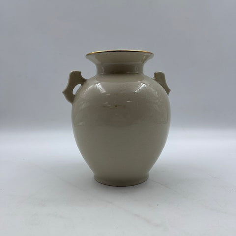 Vintage Kutani Japan Porcelain Vase Pheasant Floral Gold Gilt 8 Inch