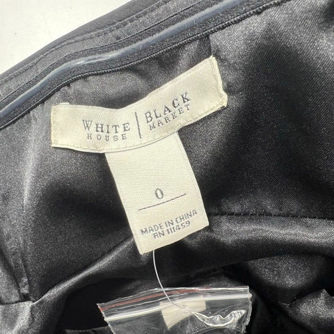 White House Black Market NWT Black Dress Bolero Jacket Set Women's Sz 00/0