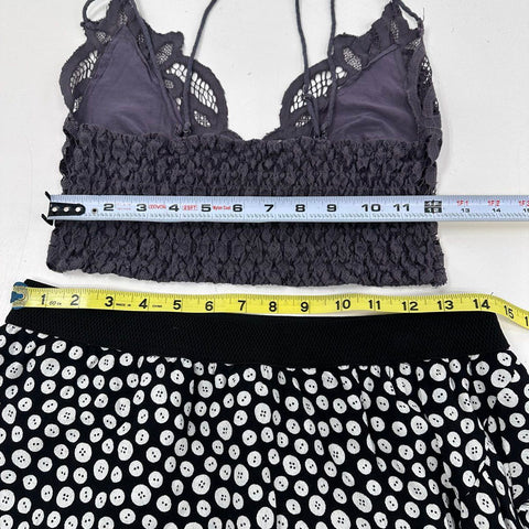 Anthropologie Free People Womens Lot Shorts Skirt Bralette Maeve Chino Sz M 30