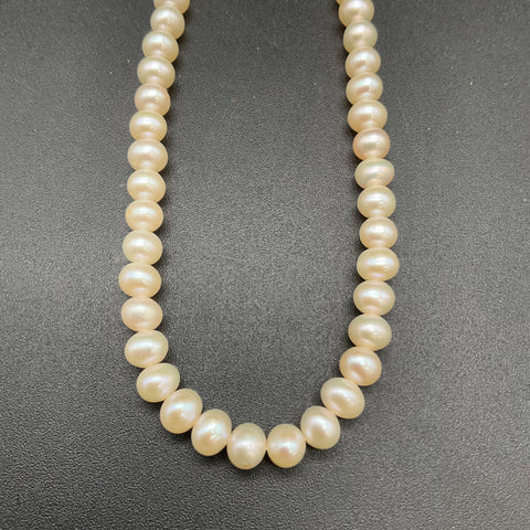 Stauer 6mm Cultured Pearl Necklace Creamy White 18-20" Adjustable Length