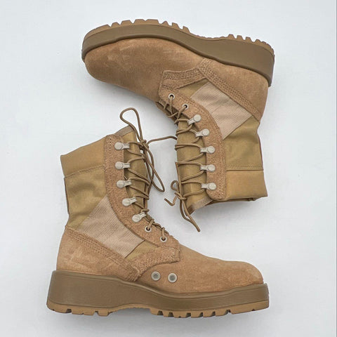 US Army Hot Weather Army Combat Boot Coyote Tan Suede Size 5 W