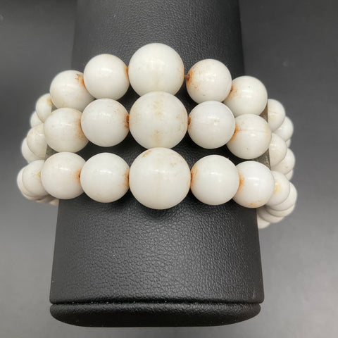 Vintage Costume Jewelry Lot of 8 Bracelets Faux Pearl Rhinestone Beaded Mix