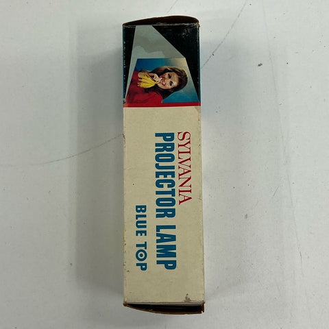 IOB Vintage Sylvania Movie & Still Projector Lamp Bulb Blue Top 300w Light Bulb
