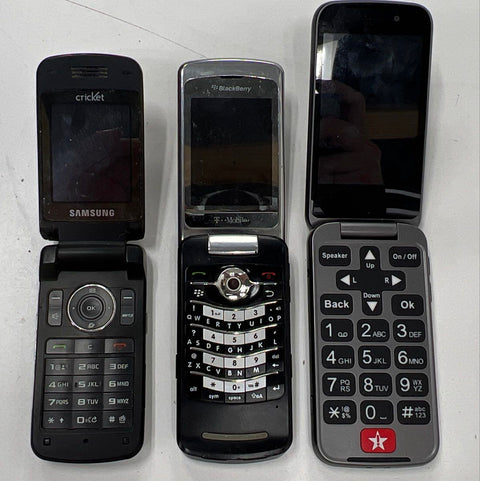 Mixed Brand Flip Phone Lot 19 Piece Samsung LG Motorola Nokia 4lb Bag Untested