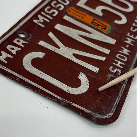 1997 Missouri License Plate Lot of 4 Two Matched Pairs Vintage Show-Me State