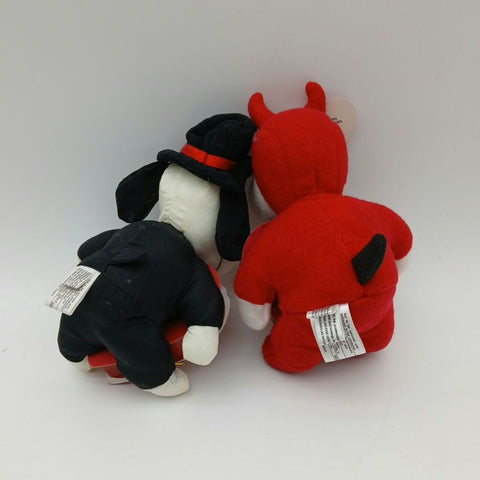 Peanuts Snoopy Plush Lot Whitman's Sampler Valentine's Day Tuxedo Devil Vintage