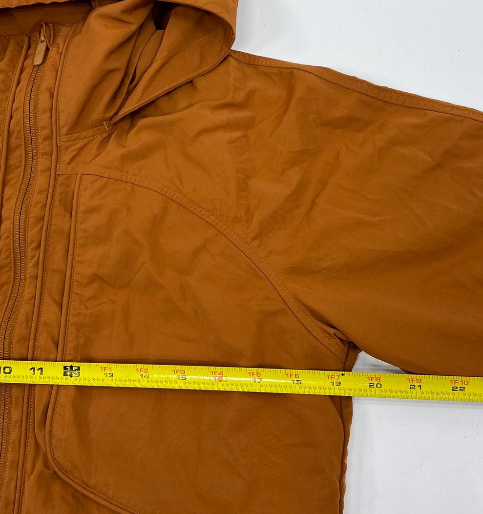 Women's Lululemon Burnt Orange Full Zip. Multi-Pocket Windbreaker Jacket Size 4