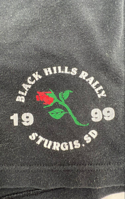 Vintage 1999 Sturgis Black Hills Rally Pajama Set Cami Shorts Sz L/XL