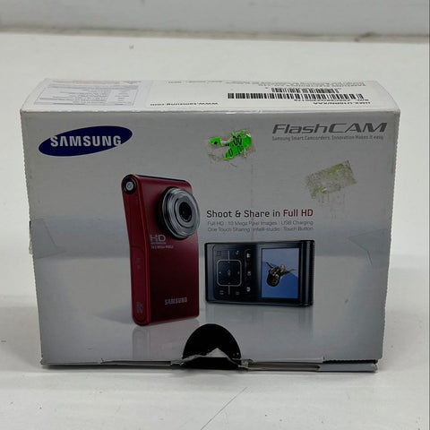 Samsung HMX-U10 FlashCAM Full HD 1080p 10MP Pocket Camcorder Digital Camera