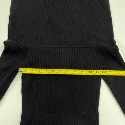 Wilfred Women's Thais Sweater Black Off The Shoulder Ribbed Knit Size S