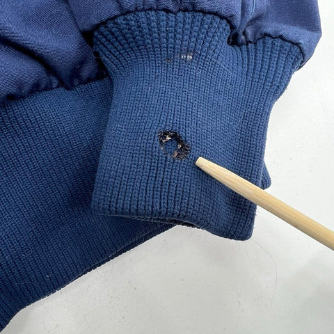 Vintage 80s Union Pacific Railroad Bomber Jacket Flannel Lined USA Made Sz S