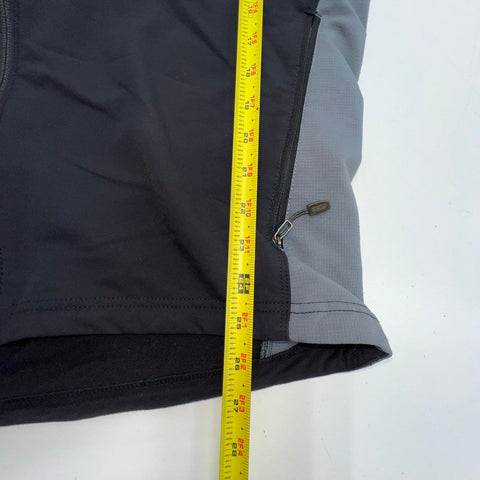 Vintage Y2K Nike ACG Men's Softshell Jacket Black Gray Full Zip Mock Neck M