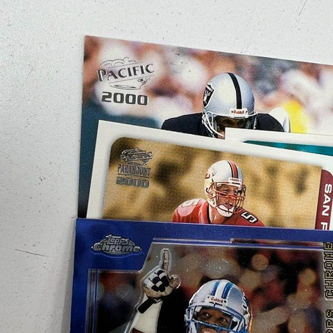 Large Bulk NFL Football Card Lot 150+ Cards 90s-2000s Topps Fleer Upper Deck