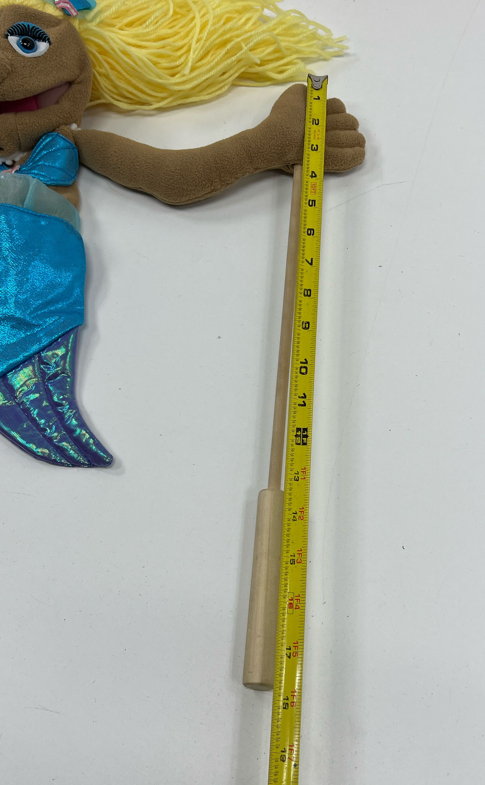 Collectible Silly Puppets Melissa & Doug Hand & Stick Puppets Lot Of 2 Mermaid