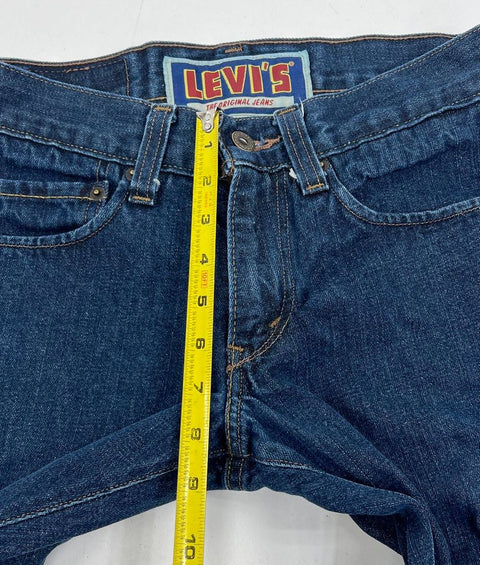 Levi's 511 Dark Wash Blue Cotton Skinny Fit Denim Jeans Men's 29x30
